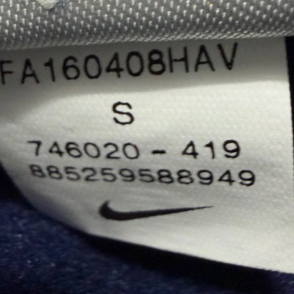 Nike NFL Los Angeles Rams Navy Blue Therma-FIT Hoodie 746020-419 Mens Small